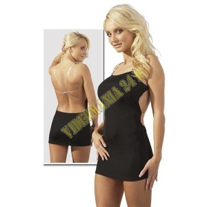 /189-237-thickbox/mini-abito-nero-in-vinile-con-fibbie-di-chiusura-taglia-xl.jpg