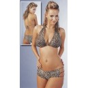 SET 2 PEZZI LEOPARDATO (TAGLIA: S)