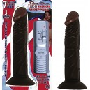 VIBRATORE REALISTICO 18 CM. CON 3 VELOCITA' "AFRO AMERICAN WHOPPERS"