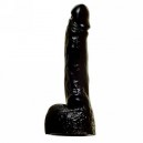 FALLO IN SILICONE 22 CM. ALL BLACK SERIES "BOB"