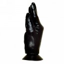 FALLO IN SILICONE 20 CM. ALL BLACK SERIES "FISTING HAND"