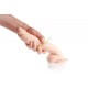 FALLO IN SILICONE MEDICO ANALLERGICO CURBATO PER STIMOLAZIONE DEL PUNTO G (23X4 CM.)