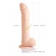 FALLO IN SILICONE MEDICO ANALLERGICO CURBATO PER STIMOLAZIONE DEL PUNTO G (23X4 CM.)