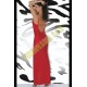 ABITO DA SERA ROSSO LUNGO BY EROS VENEZIANI (TAGLIA S/M)
